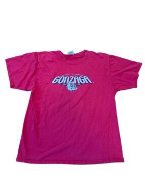 90s Vintage Soffe Gonzaga Fade Red Collegiate Tshirt Large